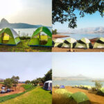 Camping adventures near Mumbai: Enjoying nature's beauty and outdoor activities in scenic locations.