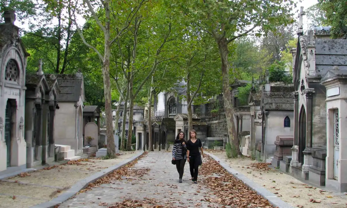 Père Lachaise Cemetery.